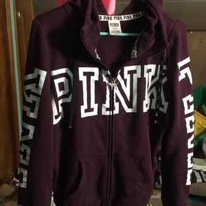 VS PINK zip up hoodie.